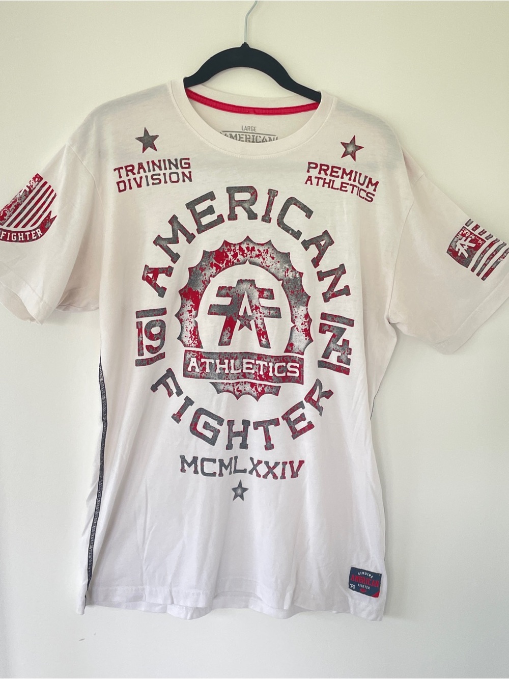 American Fighter "Training Division" graphic t-shirt SzLg